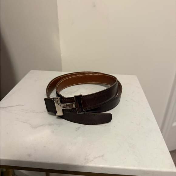 Hermès slim H belt reversible - Picture 1 of 11